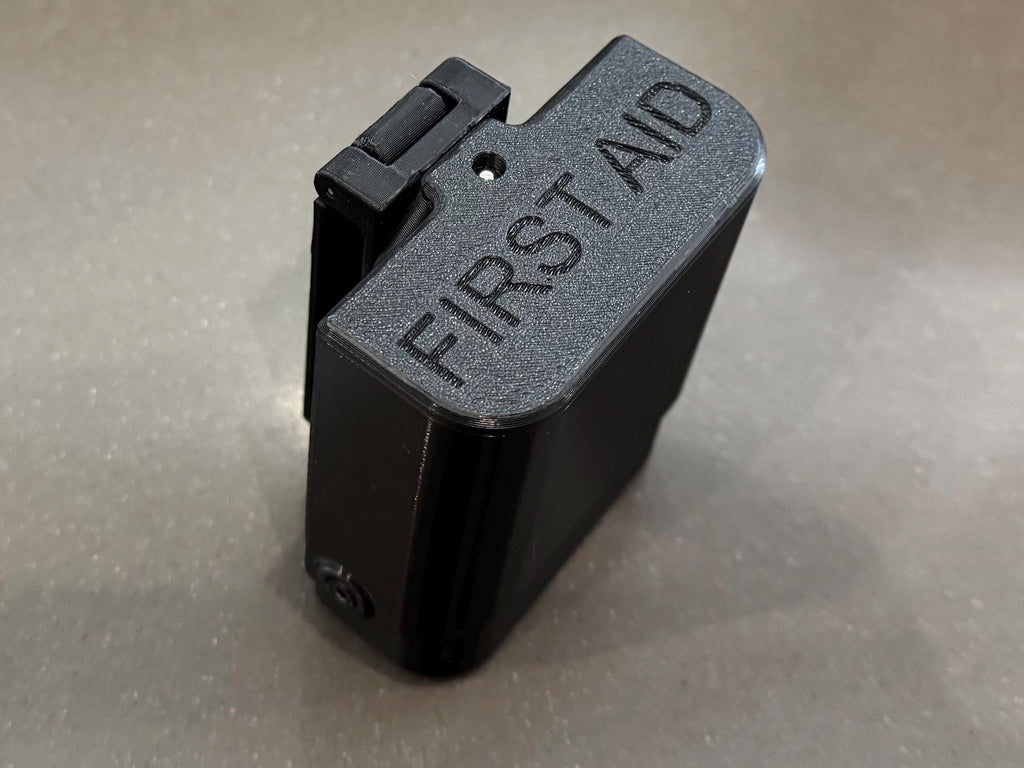 Quick Access First Aid Pouch: Belt Clip/MOLLE Compatible Holder