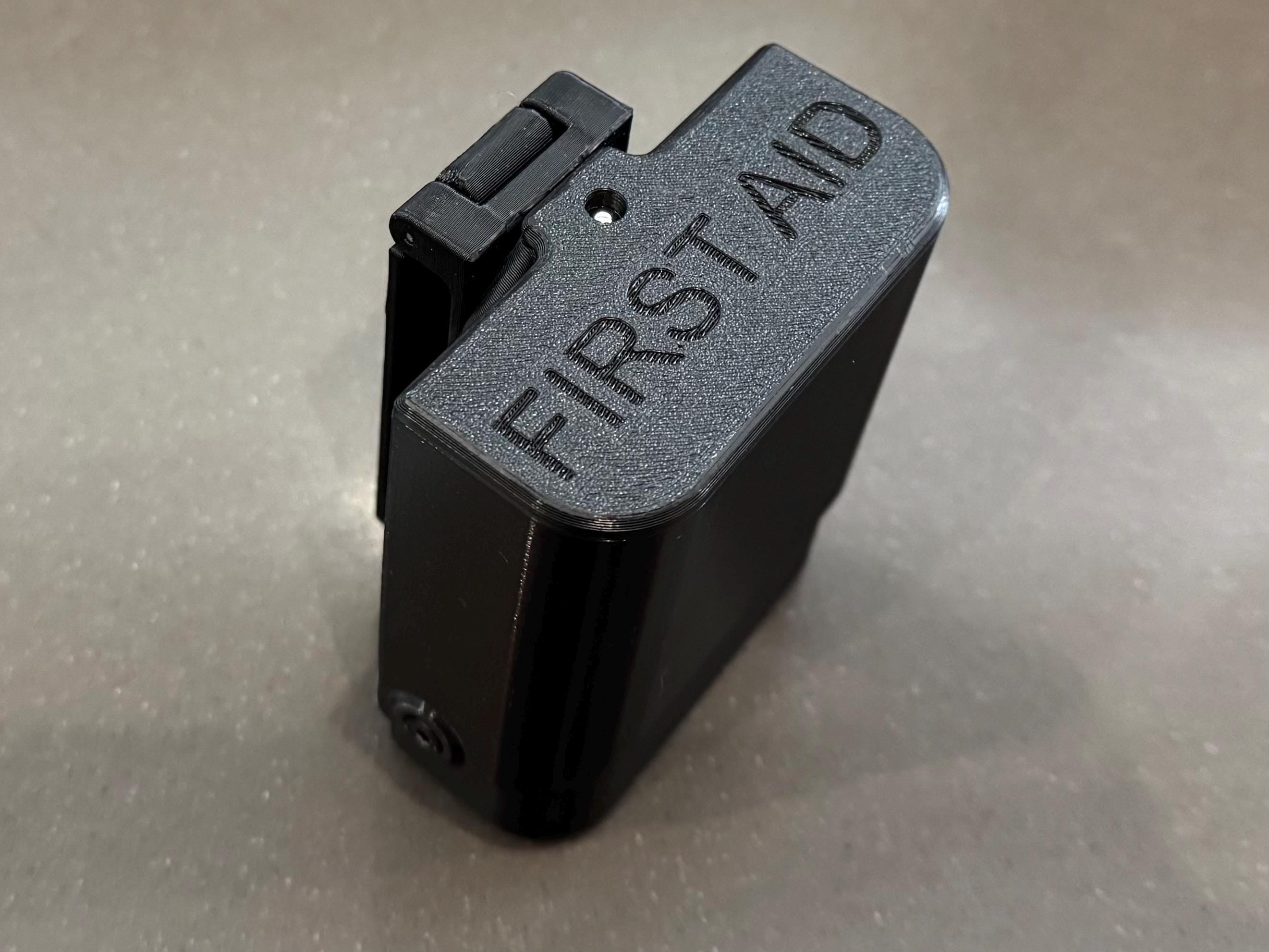 Quick Access First Aid Pouch: Belt Clip/MOLLE Compatible Holder