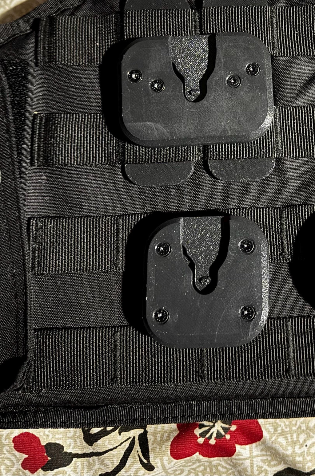 Tactical Body Camera Mount Vest Attachment | MOLLE or Permanent Mount | Police, Security, EMS