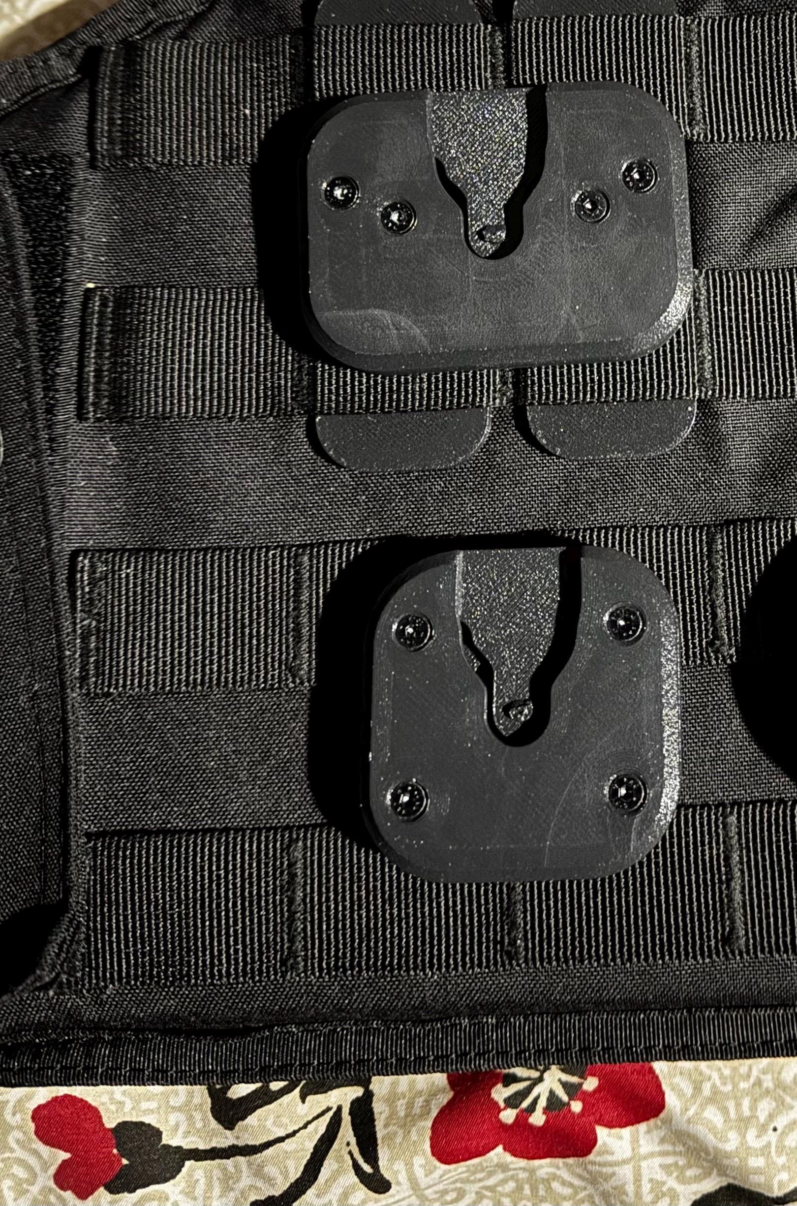 Tactical Body Camera Mount Vest Attachment | MOLLE or Permanent Mount | Police, Security, EMS