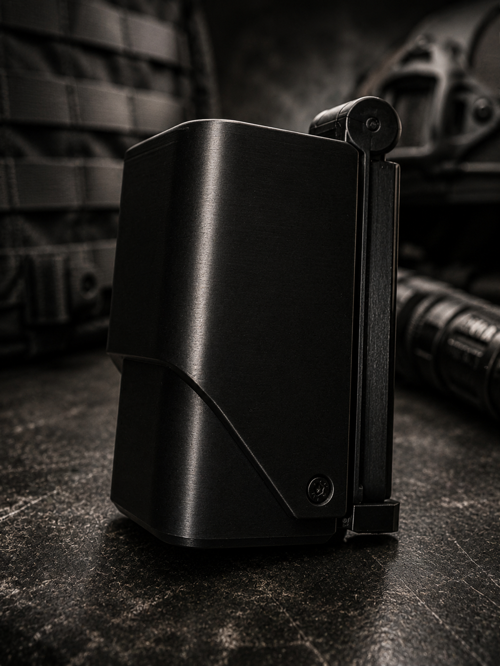 GEAR182 Universal Tactical Utility Holder | Heavy-Duty Polymer | Secure Spring-Latch | Belt, MOLLE & Multi-Mount Options | Made in Canada
