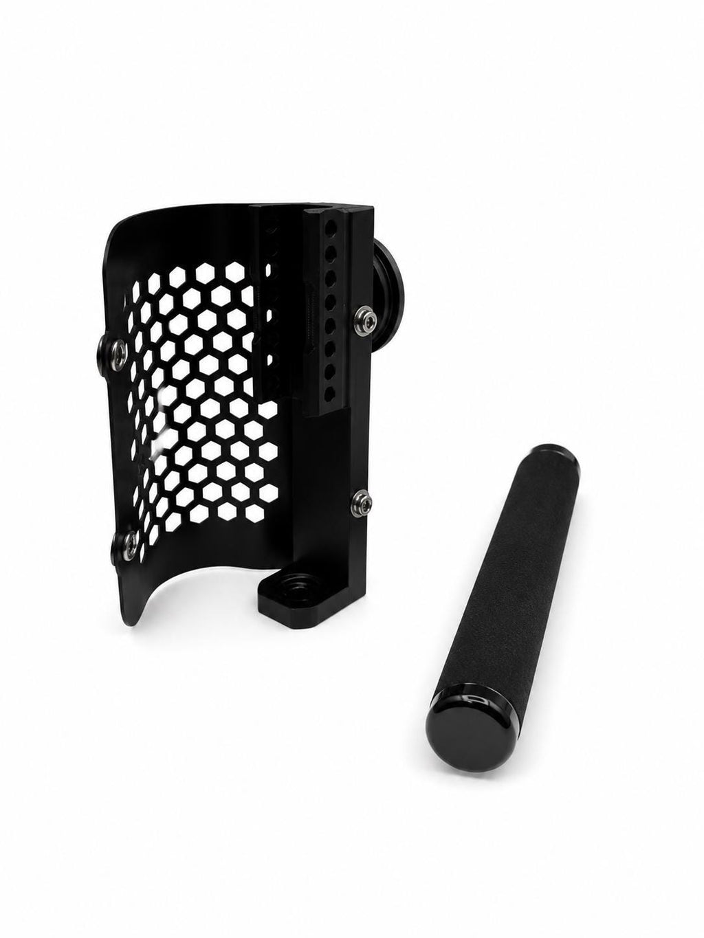 GEAR182 Quick Release Tactical Baton Holder – Dual Access TPU Baton Holster – 360 Swivel Duty Belt / MOLLE Mount – Made in Canada