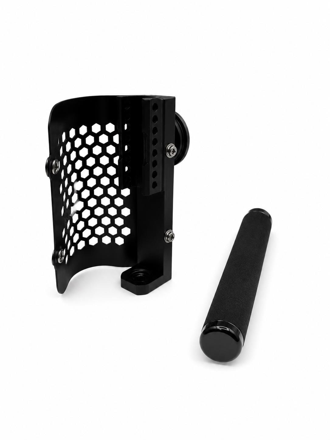 GEAR182 Quick Release Tactical Baton Holder – Dual Access TPU Baton Holster – 360 Swivel Duty Belt / MOLLE Mount – Made in Canada