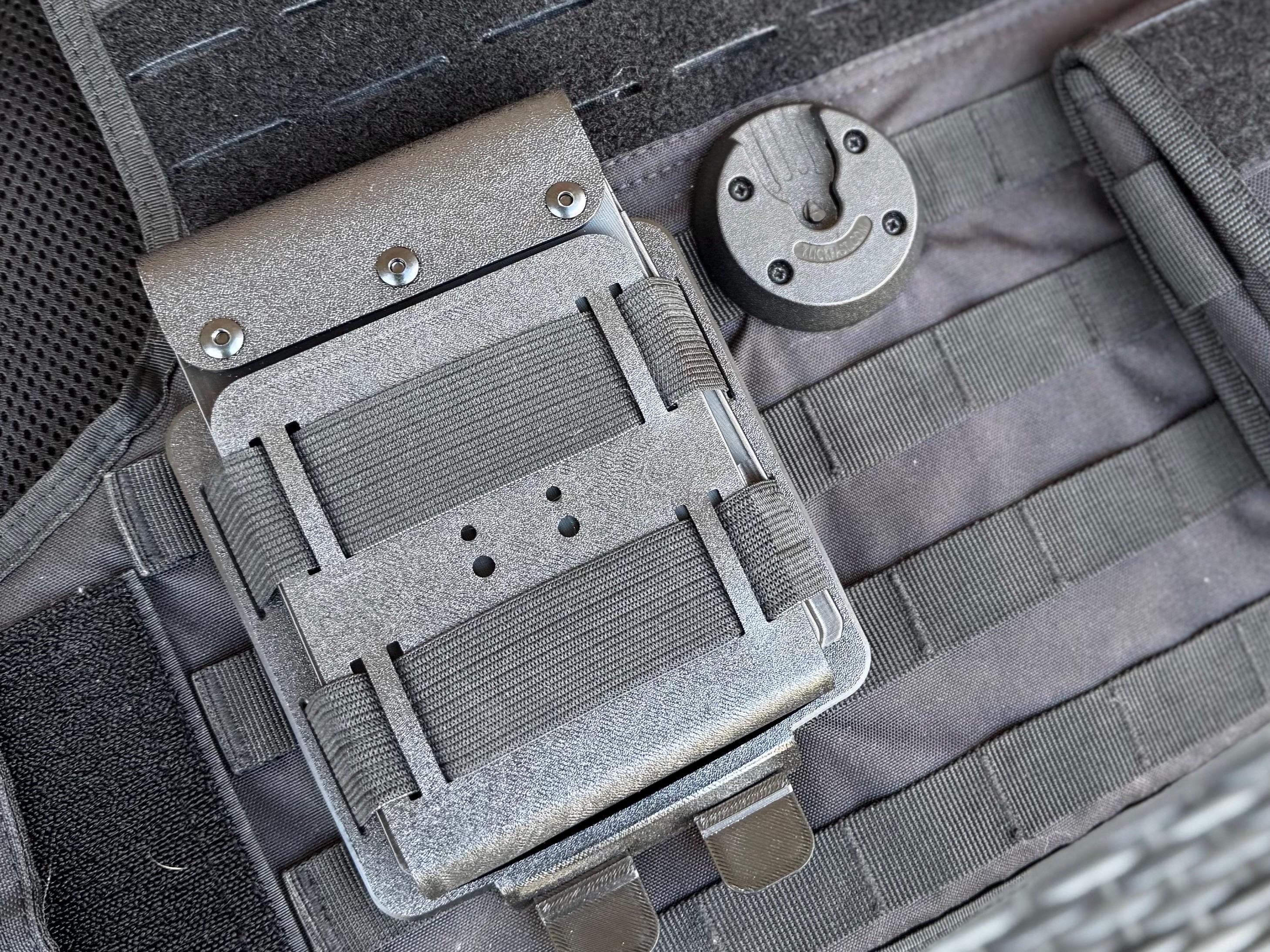 Collapsible Polymer Evidence Notebook Holder: MOLLE & Belt Compatible