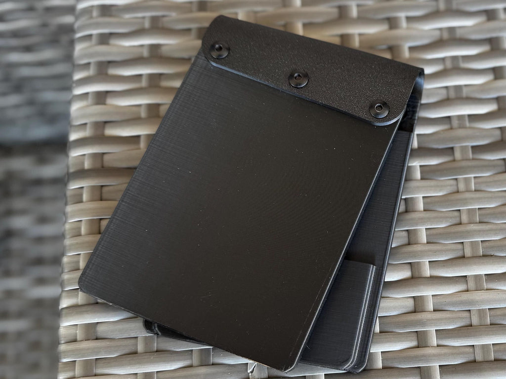 Heavy-Duty Polymer Notebook Case: Evidence Notepad Holder - Minimalist Design