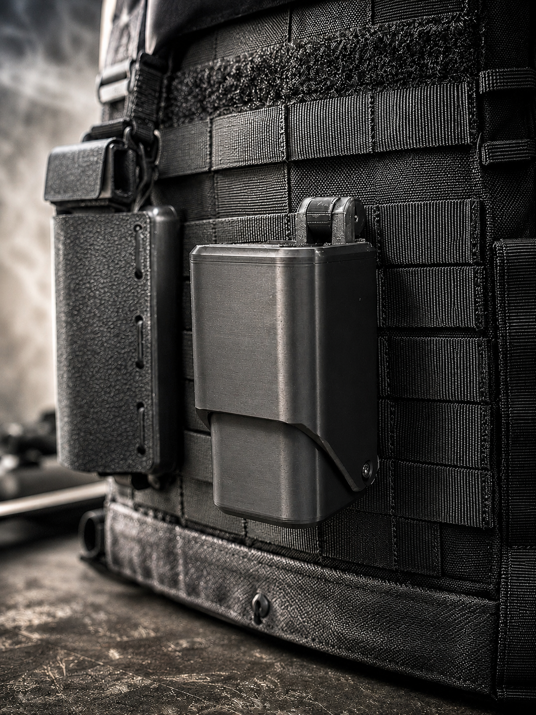 GEAR182 Universal Tactical Utility Holder | Heavy-Duty Polymer | Secure Spring-Latch | Belt, MOLLE & Multi-Mount Options | Made in Canada