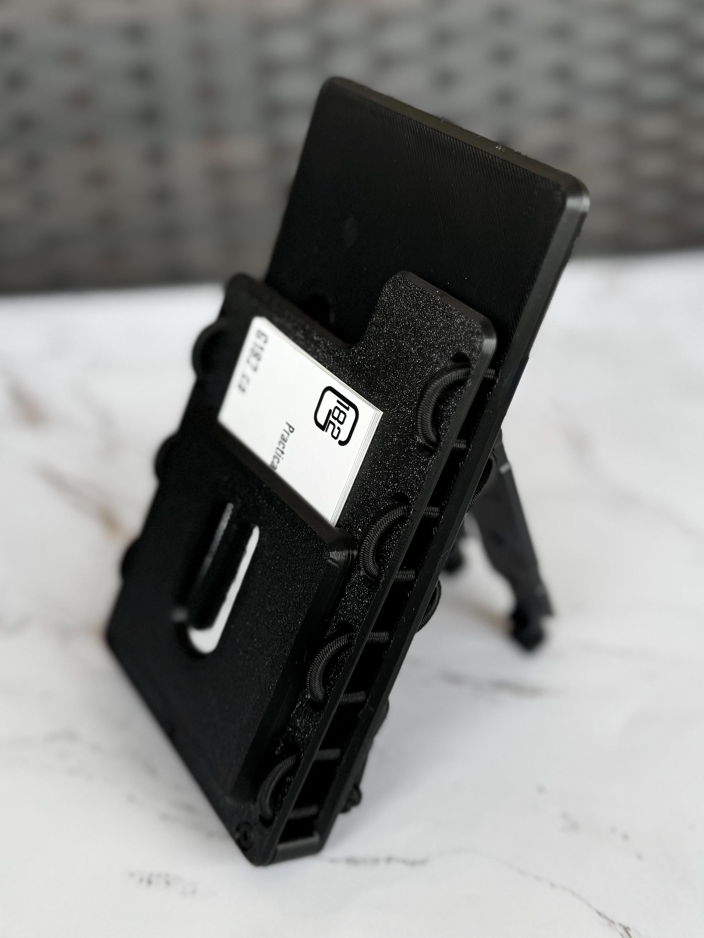 Heavy Duty Phone Holder: MOLLE or Belt Clip - Impact Resistant with Card Slot