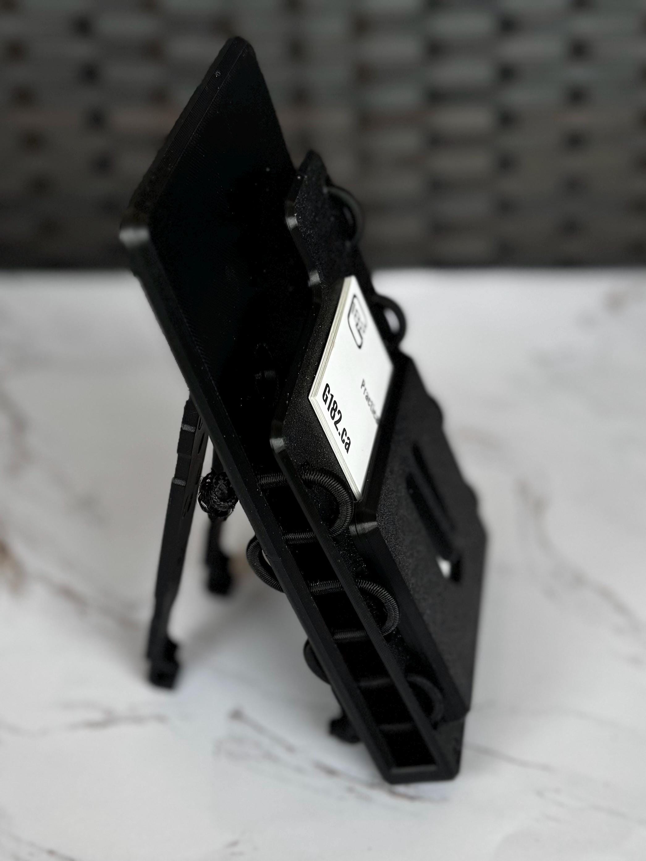 Heavy Duty Phone Holder: MOLLE or Belt Clip - Impact Resistant with Card Slot