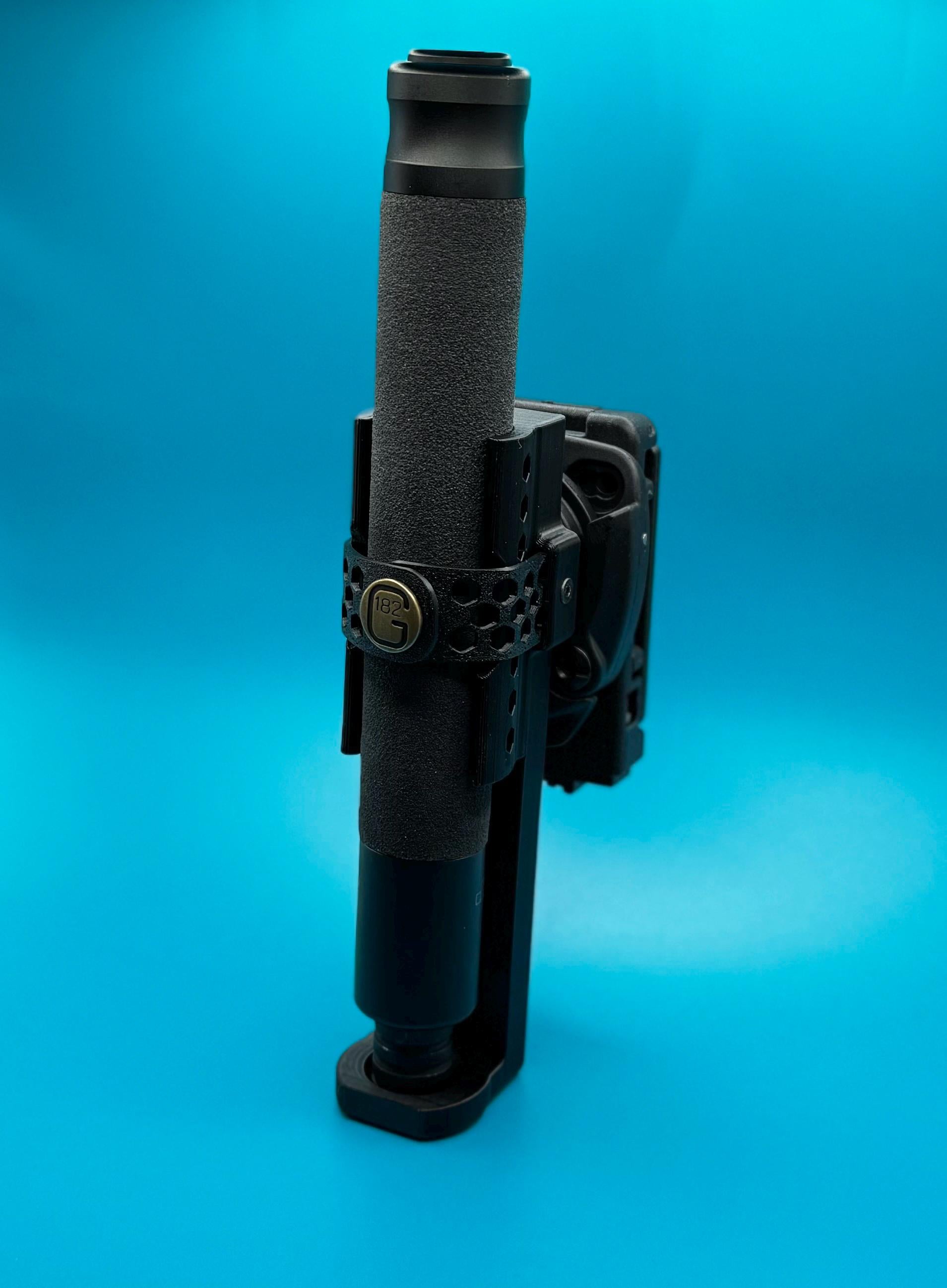 Quick Release Tactical Baton Holder: 21-inch, Impact-Resistant Polymer