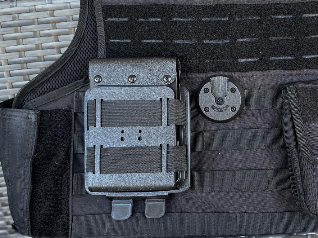 Collapsible Polymer Evidence Notebook Holder: MOLLE & Belt Compatible