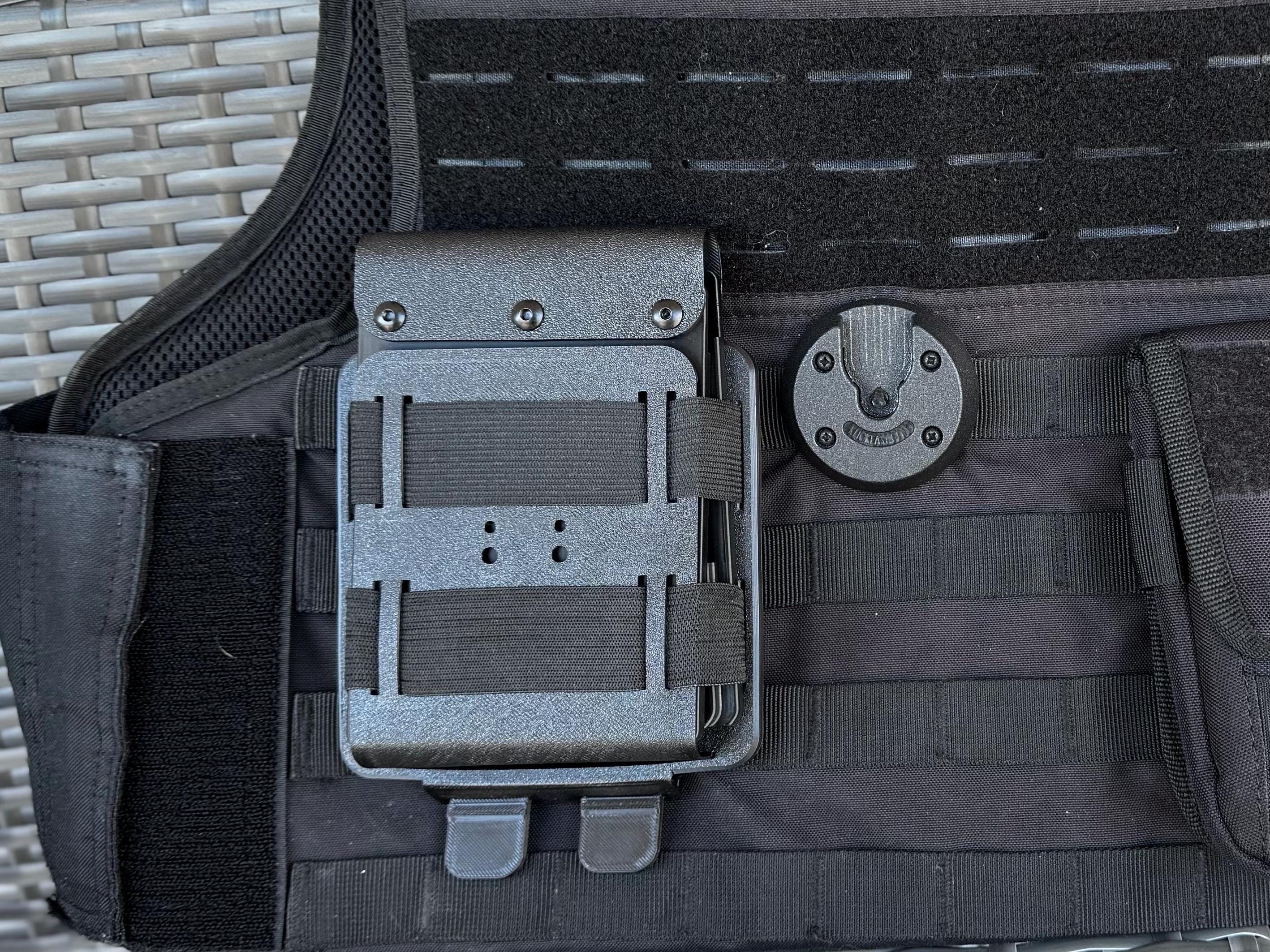 Collapsible Polymer Evidence Notebook Holder: MOLLE & Belt Compatible
