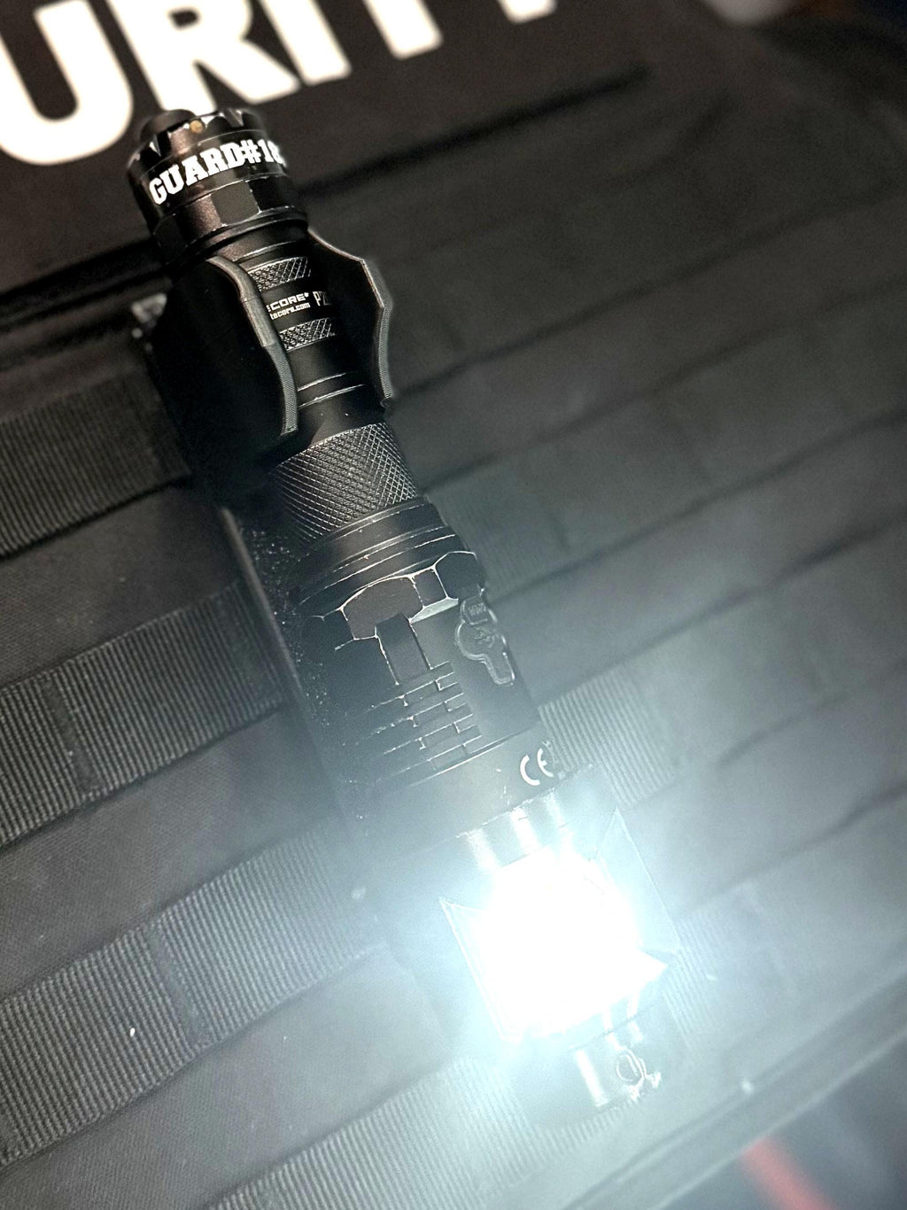 2-in-1 Tactical Flashlight Holder | Mirror Redirect Light, Hands-Free MOLLE Mount