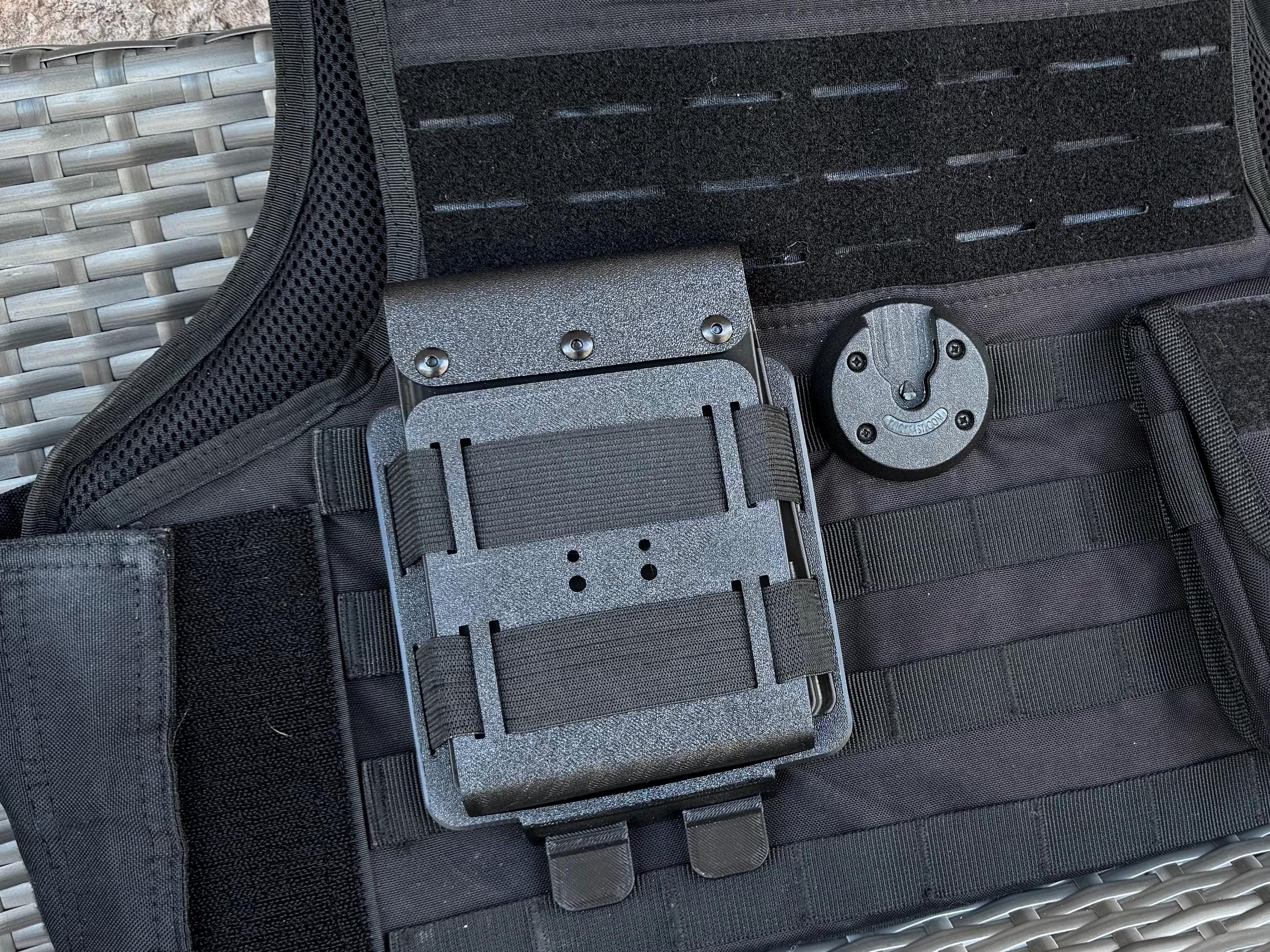 Collapsible Polymer Evidence Notebook Holder: MOLLE & Belt Compatible