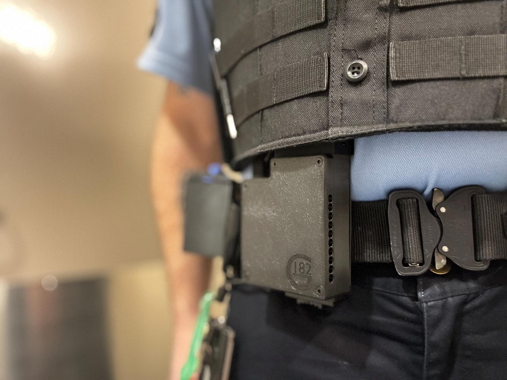 USB Tactical Vest Cooling Fan: Duty Belt Mounted Blower