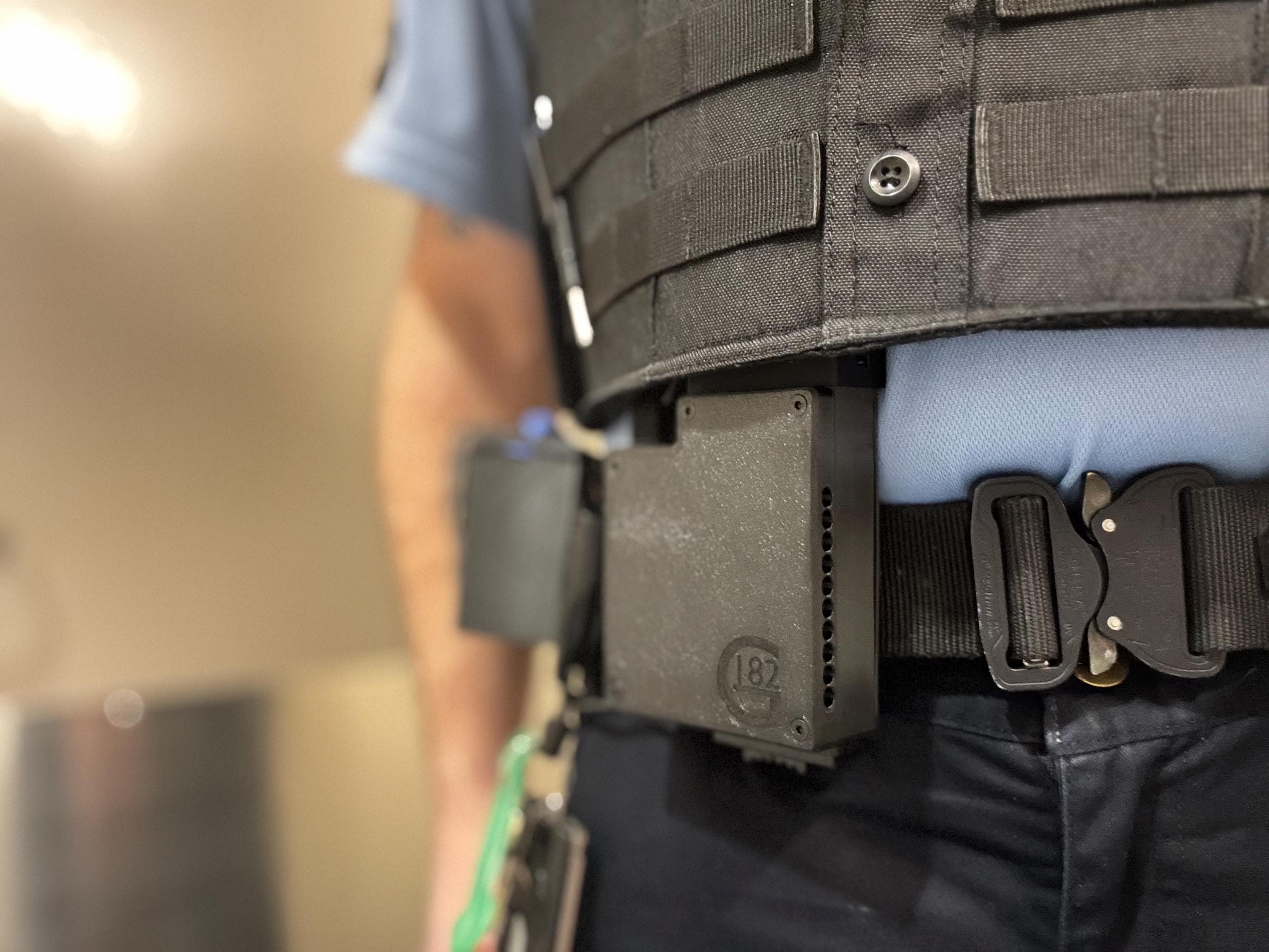 USB Tactical Vest Cooling Fan: Duty Belt Mounted Blower