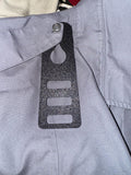 Epaulet Radio Mic Clip: Adjustable Polymer Holder for Speaker Mics