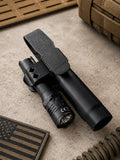 Baton Holder with Flashlight Mount | Duty Belt, MOLLE Compatible, TPU Construction