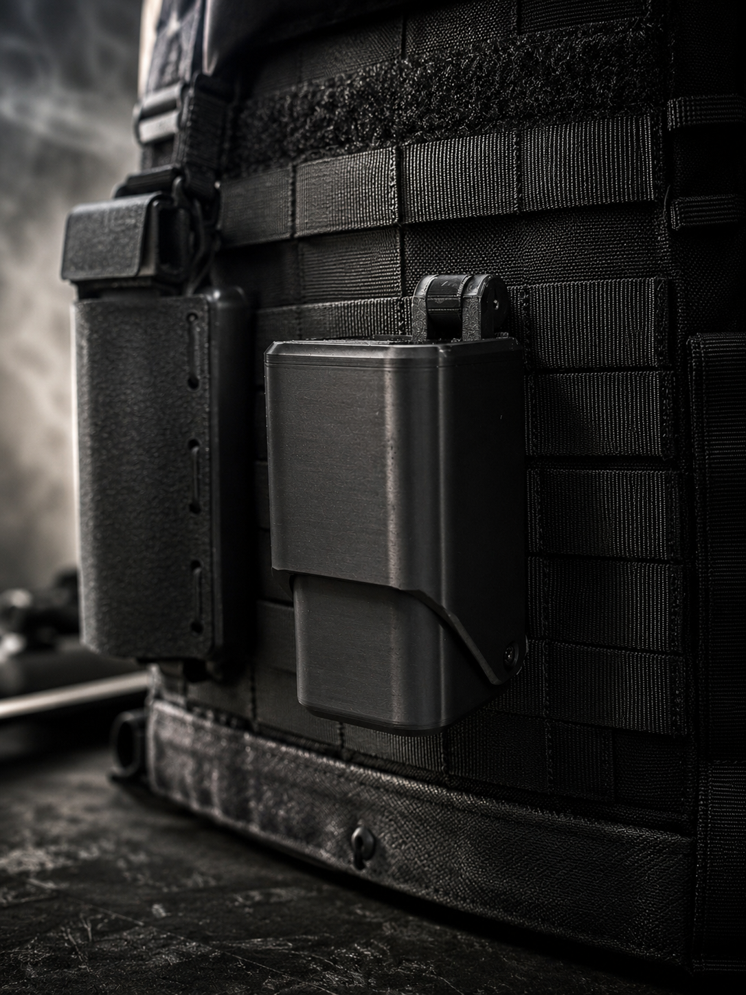 GEAR182 Universal Tactical Utility Holder | Heavy-Duty Polymer | Secure Spring-Latch | Belt, MOLLE & Multi-Mount Options | Made in Canada
