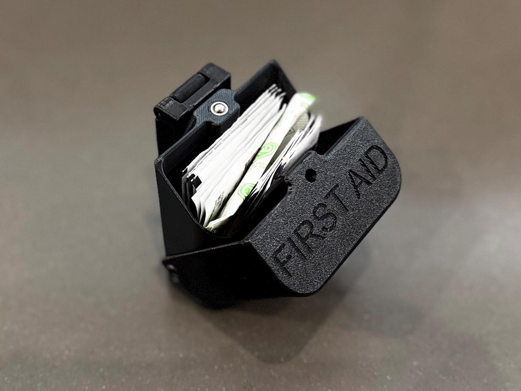 Quick Access First Aid Pouch: Belt Clip/MOLLE Compatible Holder