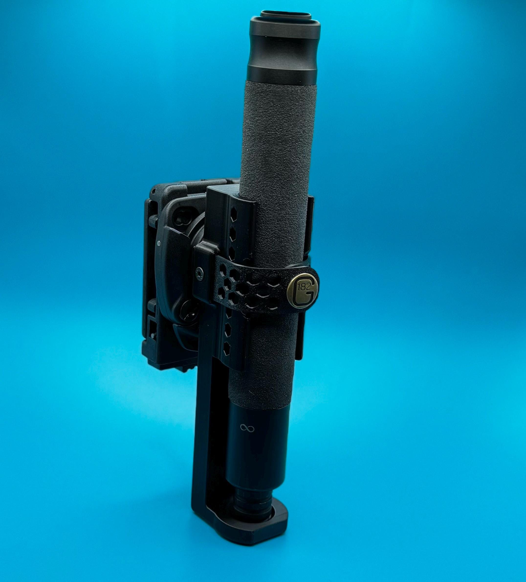 Quick Release Tactical Baton Holder: 21-inch, Impact-Resistant Polymer