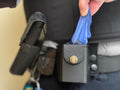 Extra Large Medical Glove Pouch: Rapid Access TPU Duty Belt Holder
