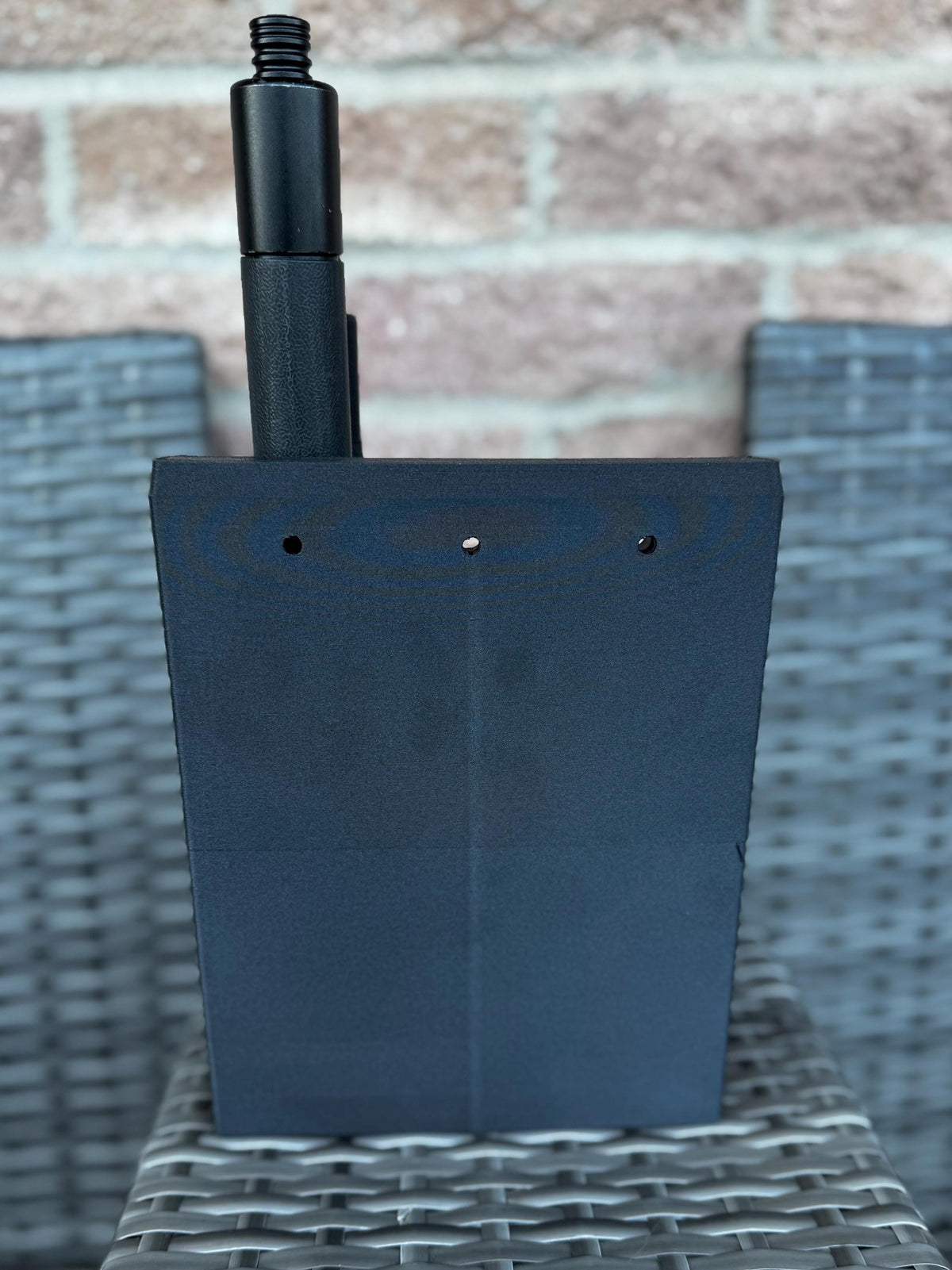 9 Baton Holder Gang Dock: Customizable Heavy Duty Polymer, Wall or Table Mount