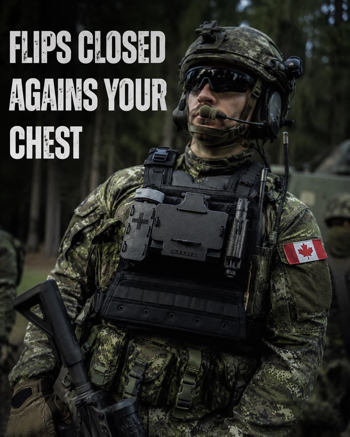 Tactical MOLLE Phone Holder | Hands-Free Navigation Mount, TPU Platform