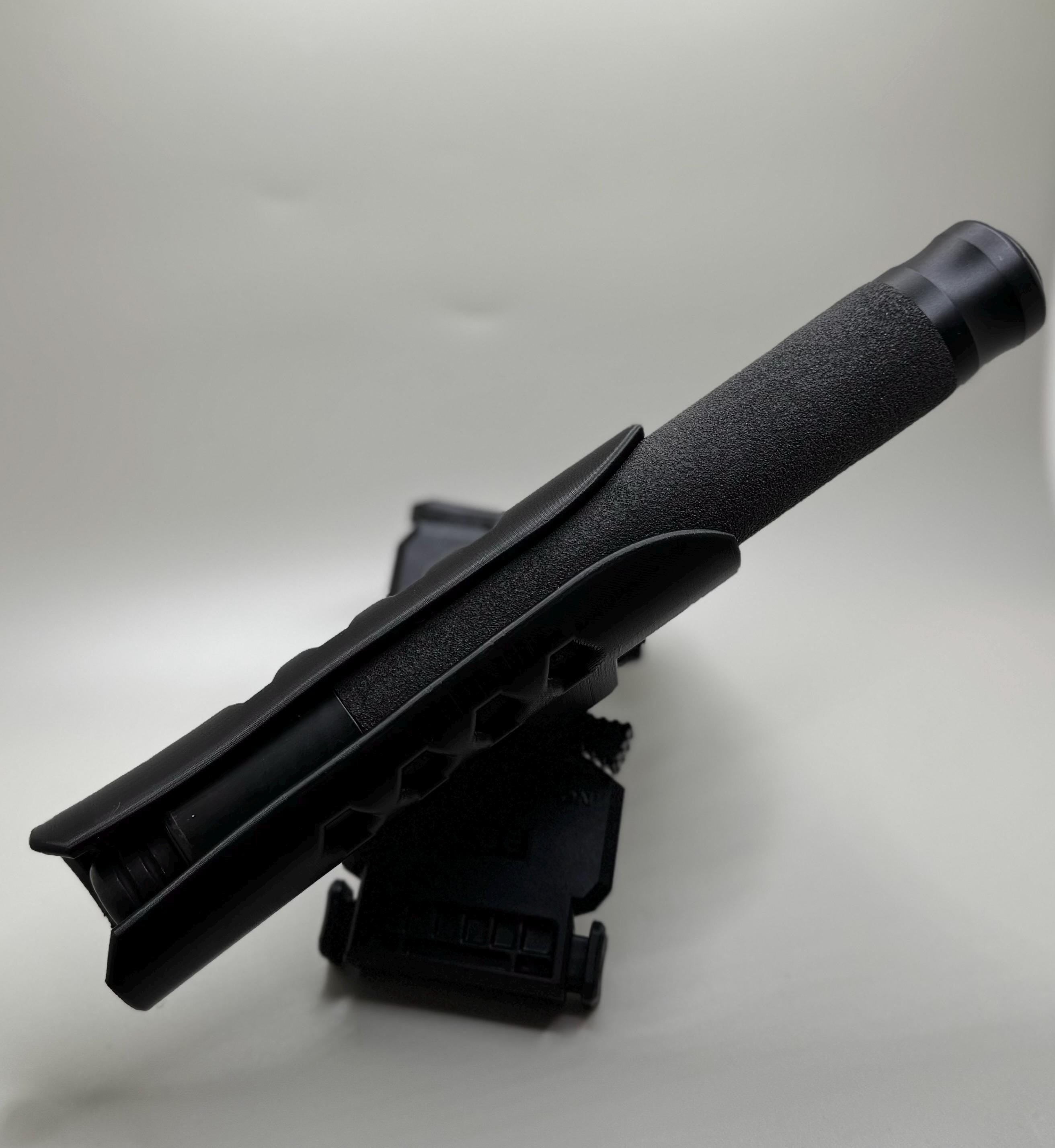Tactical Baton Holder: Universal Break-Away Polymer, 360 Locking Swivel