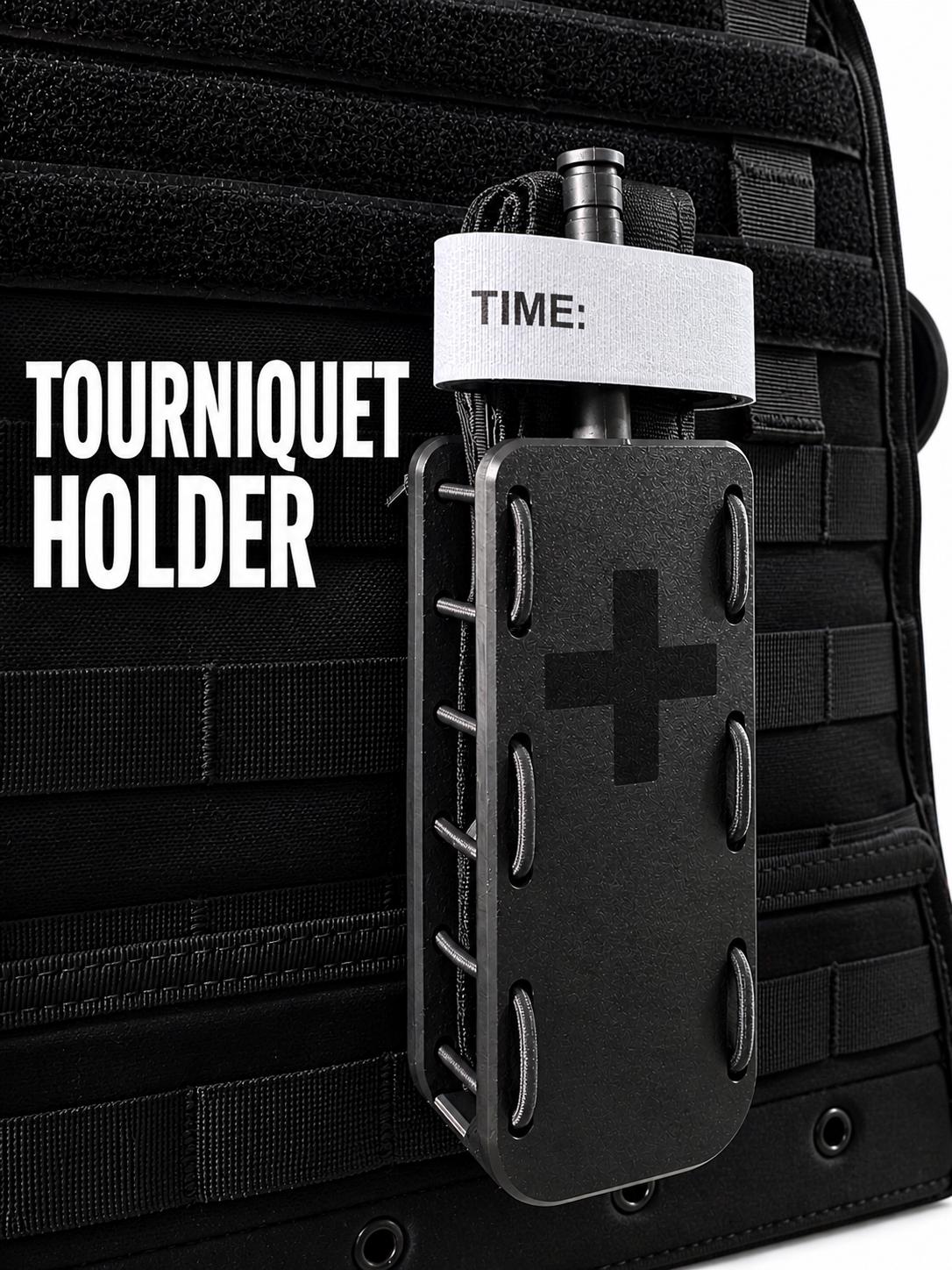 Tactical Tourniquet Holder – MOLLE Belt Mount, Flexible TPU Pouch – Quick Access Medical Holder Canada