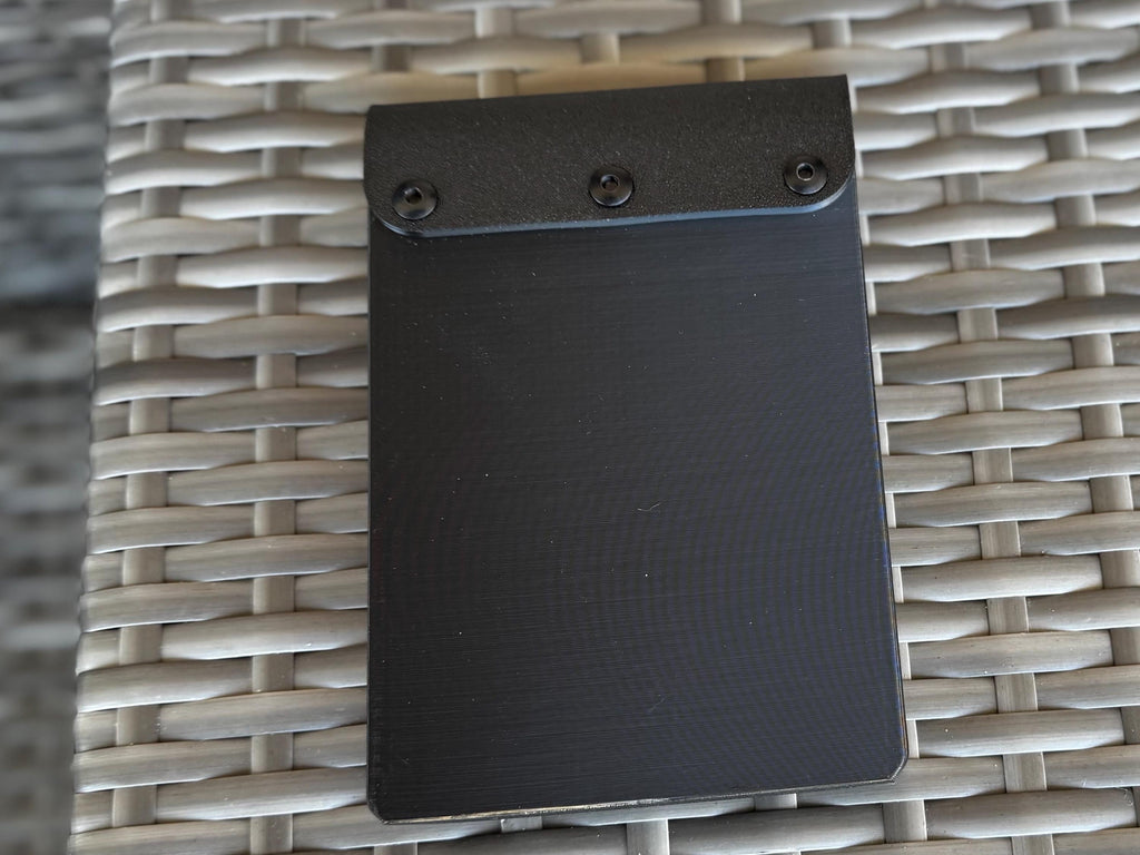 Heavy-Duty Polymer Notebook Case: Evidence Notepad Holder - Minimalist Design