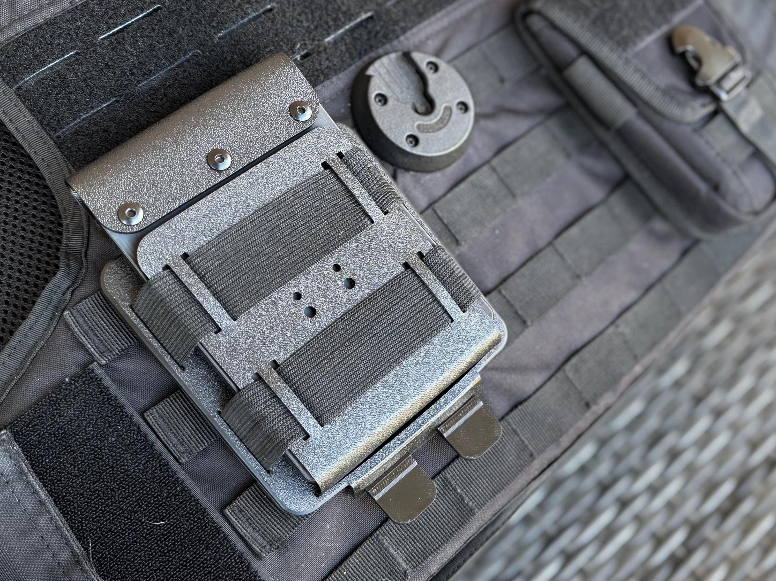 Collapsible Polymer Evidence Notebook Holder: MOLLE & Belt Compatible