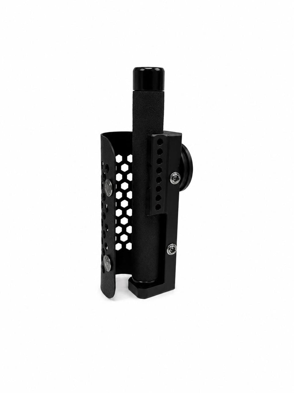 GEAR182 Quick Release Tactical Baton Holder – Dual Access TPU Baton Holster – 360 Swivel Duty Belt / MOLLE Mount – Made in Canada