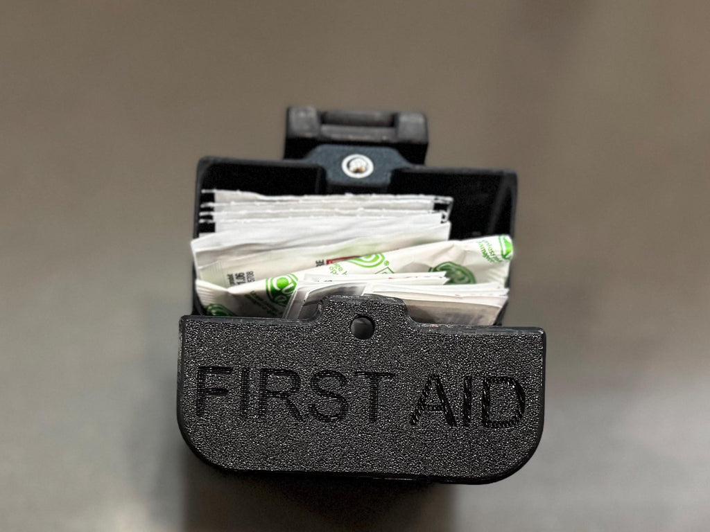Quick Access First Aid Pouch: Belt Clip/MOLLE Compatible Holder