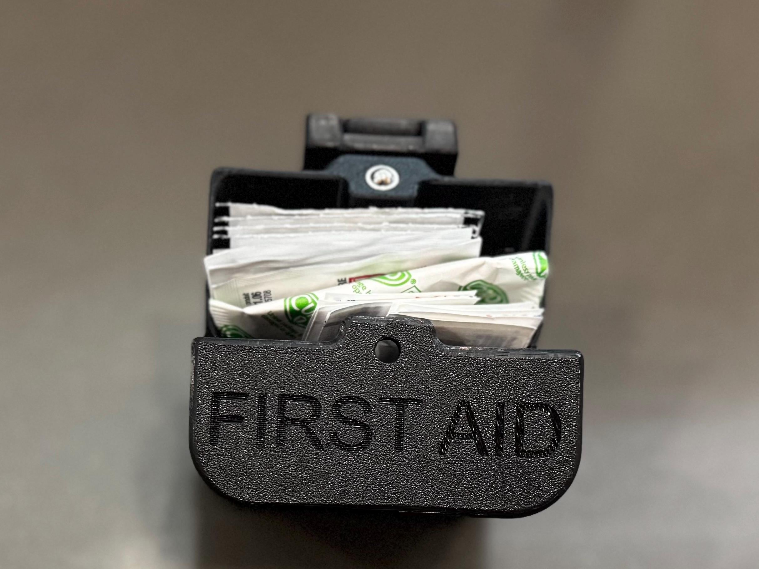 Quick Access First Aid Pouch: Belt Clip/MOLLE Compatible Holder